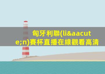 匈牙利聯(lián)賽杯直播在線觀看高清