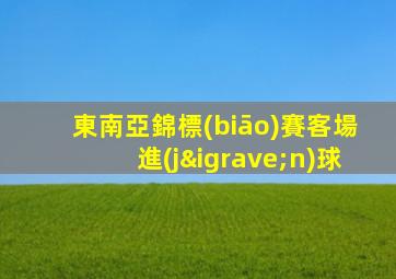 東南亞錦標(biāo)賽客場進(jìn)球