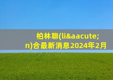 柏林聯(lián)合最新消息2024年2月