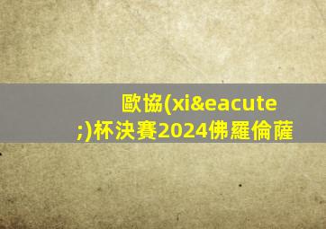 歐協(xié)杯決賽2024佛羅倫薩