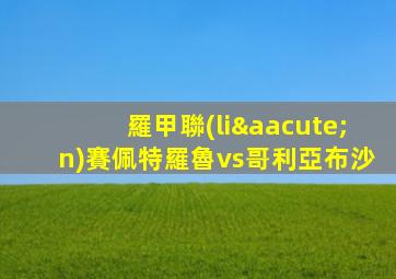 羅甲聯(lián)賽佩特羅魯vs哥利亞布沙