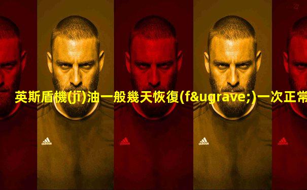 英斯盾機(jī)油一般幾天恢復(fù)一次正常的