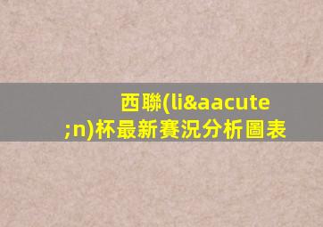 西聯(lián)杯最新賽況分析圖表